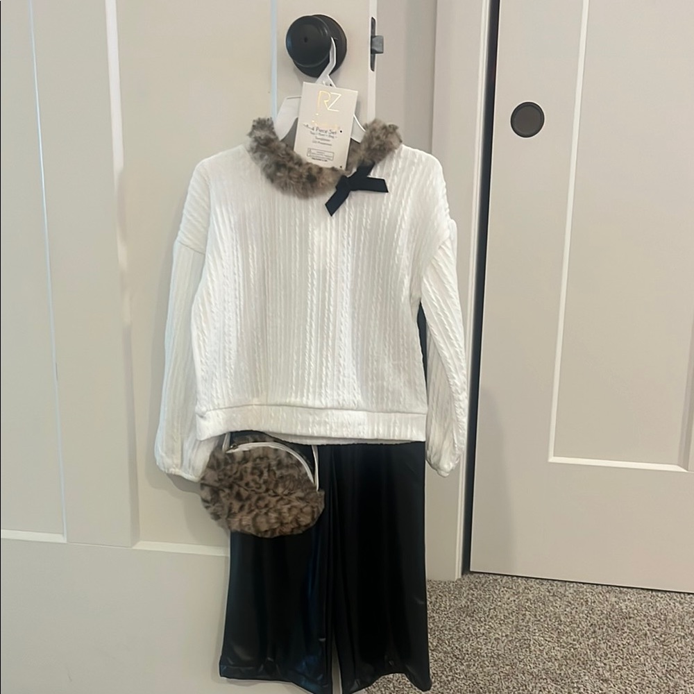 Rachel Zoe Littles Set with Faux Fur